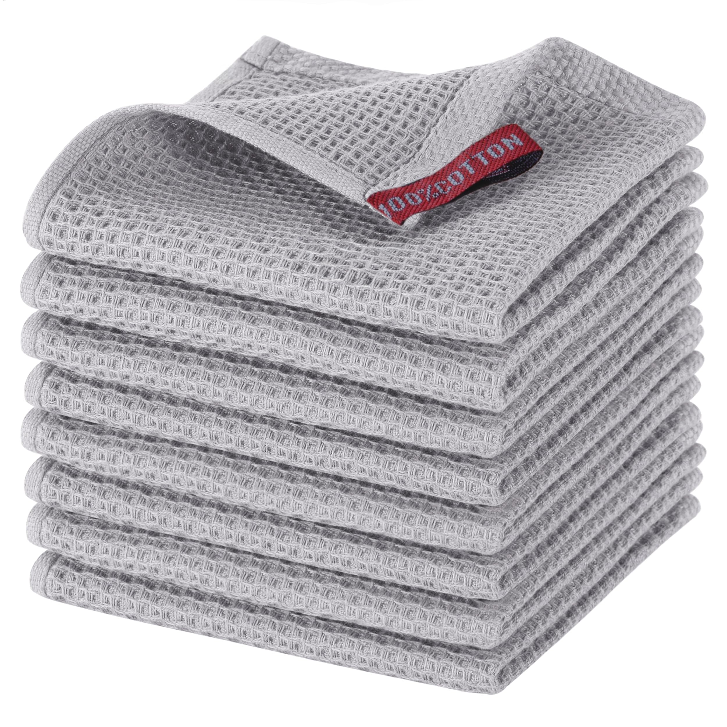 Amazon.com: joybest Cotton Kitchen Dish Cloths, 8-Pack
